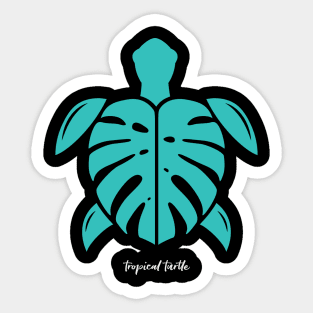 Turtles Reptiles Ocean Wave Testudines Sea Tropical Turtle Sticker